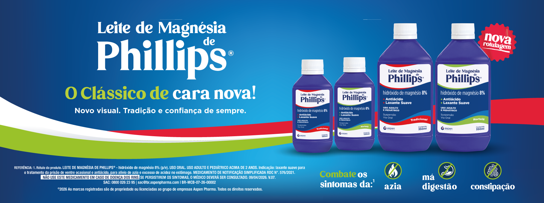 LEITE DE MAGNÉSIA DE PHILLIPS